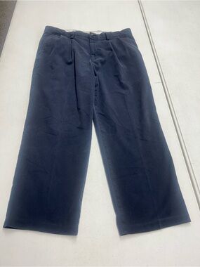Dockers 36x29 Men's Wide-Leg Navy Dress Pants